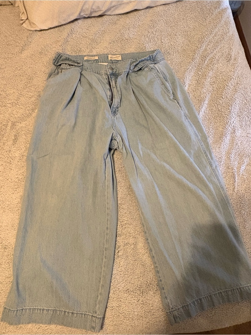 Universal Thread Women's Two- Way Wide-Leg Cropped Trousers